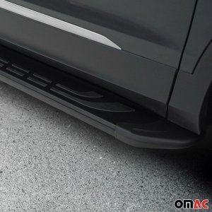 Jeep Grand Cherokee Side Steps - Omac - FABA Aluminium - Black - '11-'21